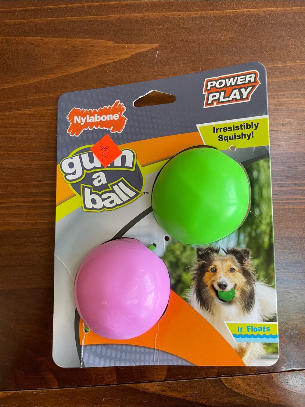 New Gum-A-Ball Dog Toy Pack — Pink & Green